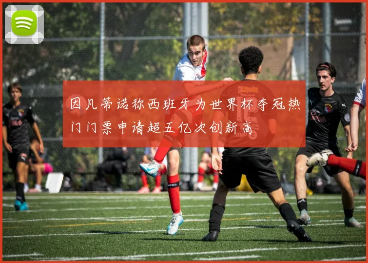 因凡蒂诺称西班牙为世界杯夺冠热门门票申请超五亿次创新高
